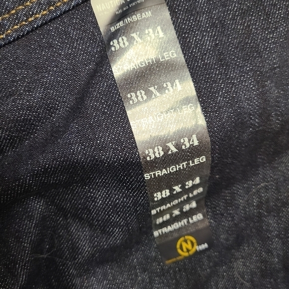 NAUTICA Men's Traditional Relaxed Fit Dark Wash Jean Size 38 NWT - Picture 7 of 9